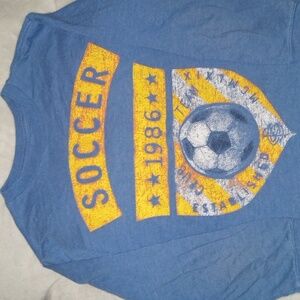 Gap kids boys long sleeve soccer shirt
